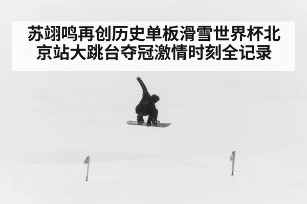苏翊鸣再创历史单板滑雪世界杯北京站大跳台夺冠激情时刻全记录