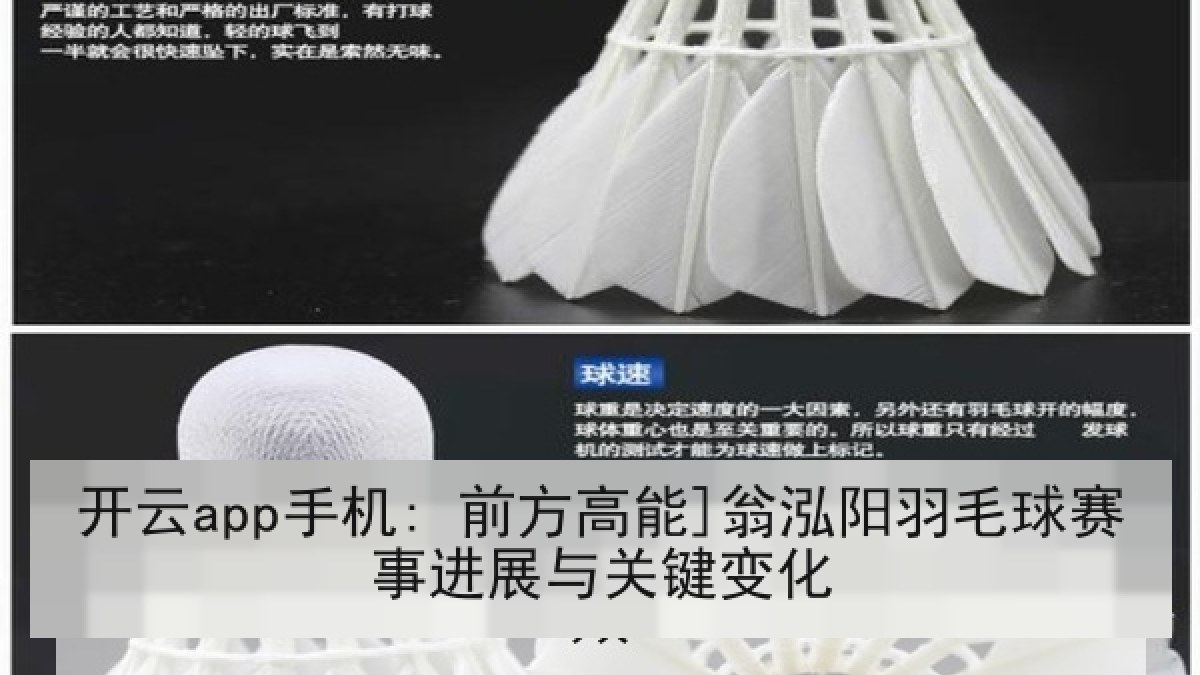 开云app手机: 前方高能]翁泓阳羽毛球赛事进展与关键变化